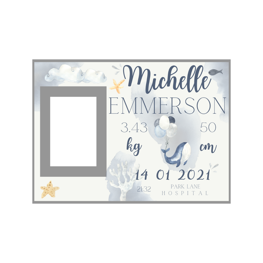 Under the Sea Birth Board
