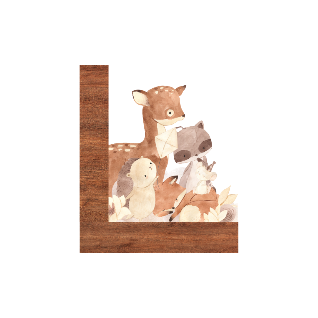 Woodlands Wonder Friends Light Wood Bookend