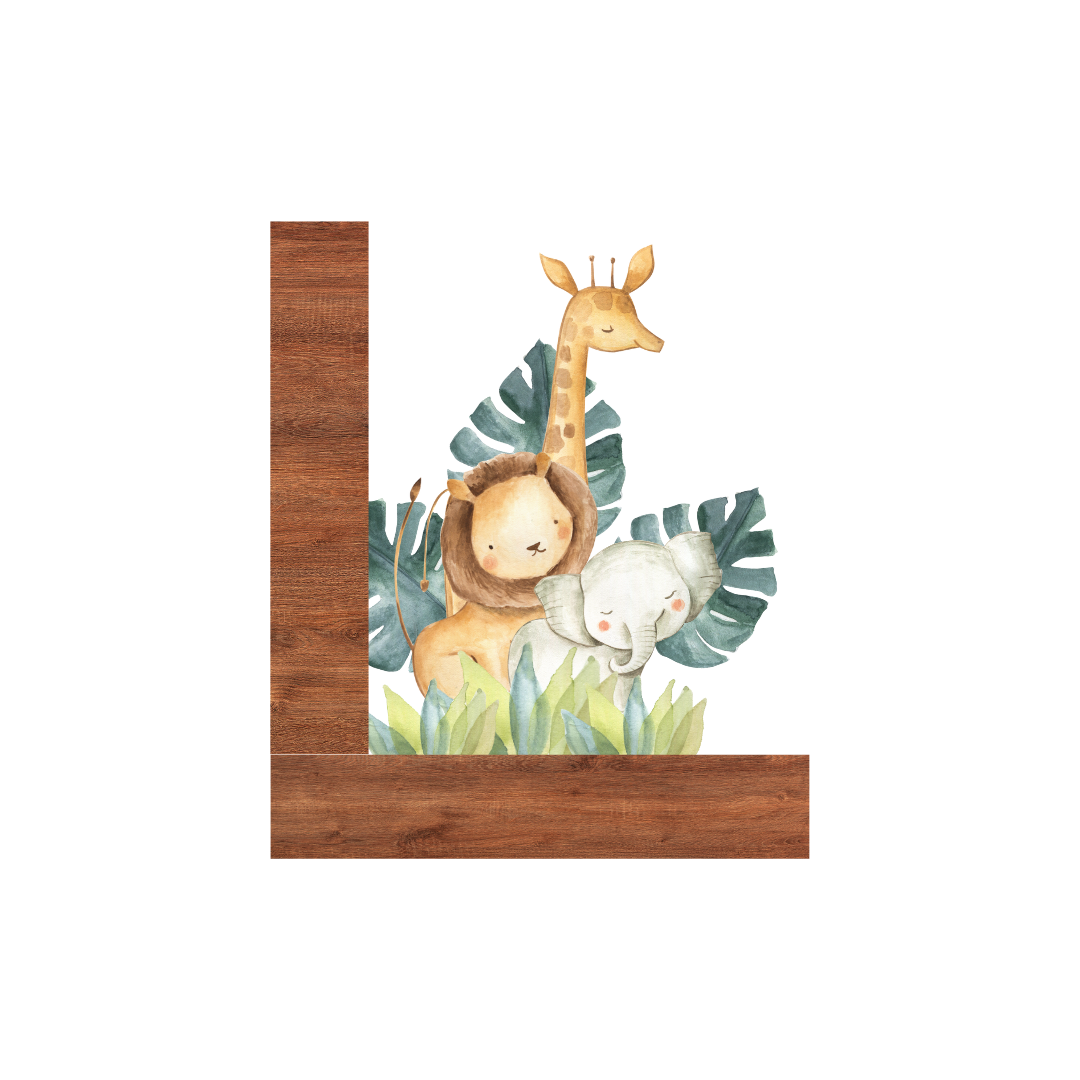 Safari Fun Light Wood Bookend