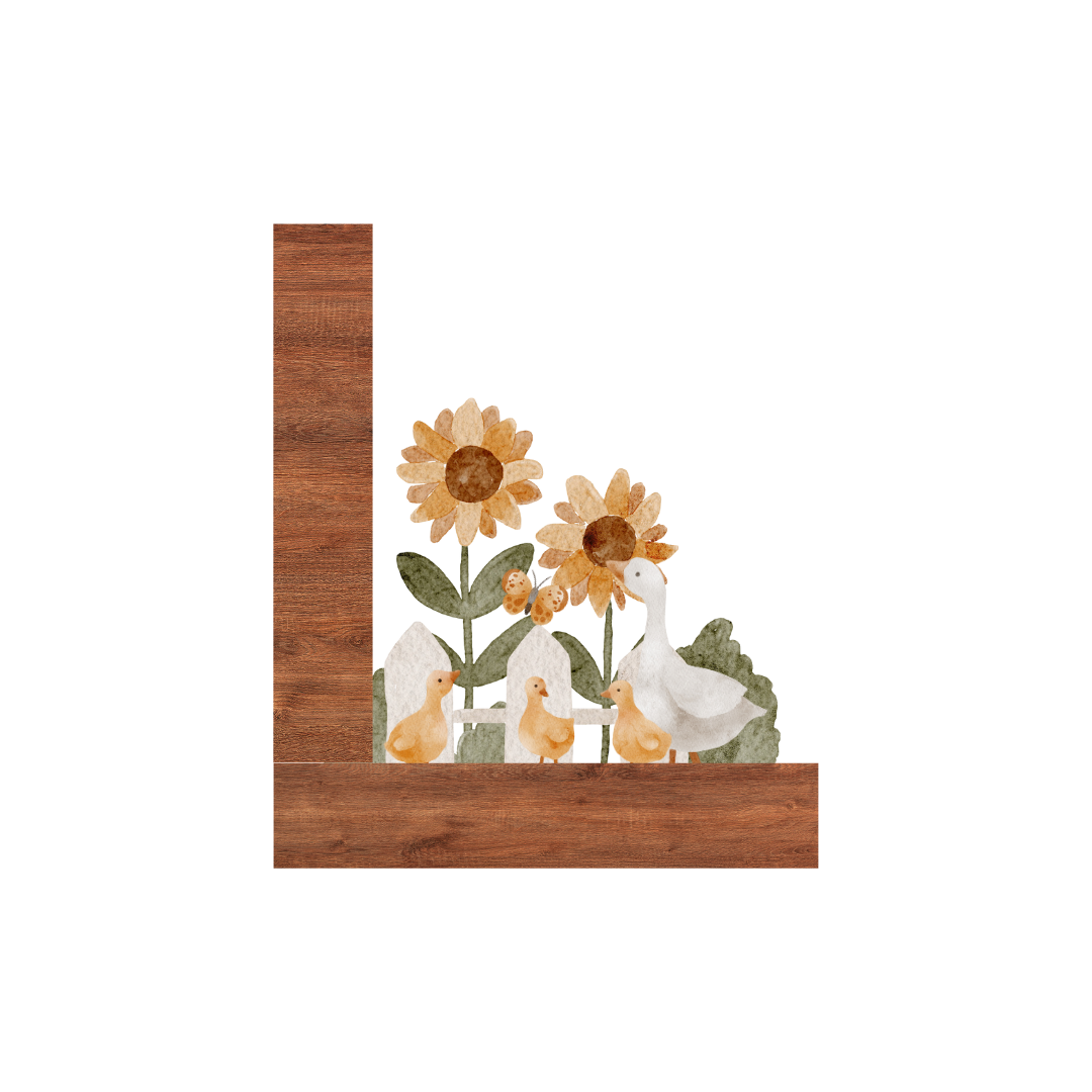 Farm Day Light Wood Bookend