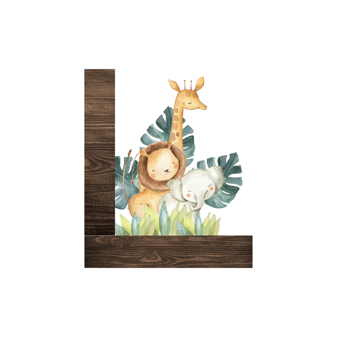 Safari Fun Dark Wood Bookend