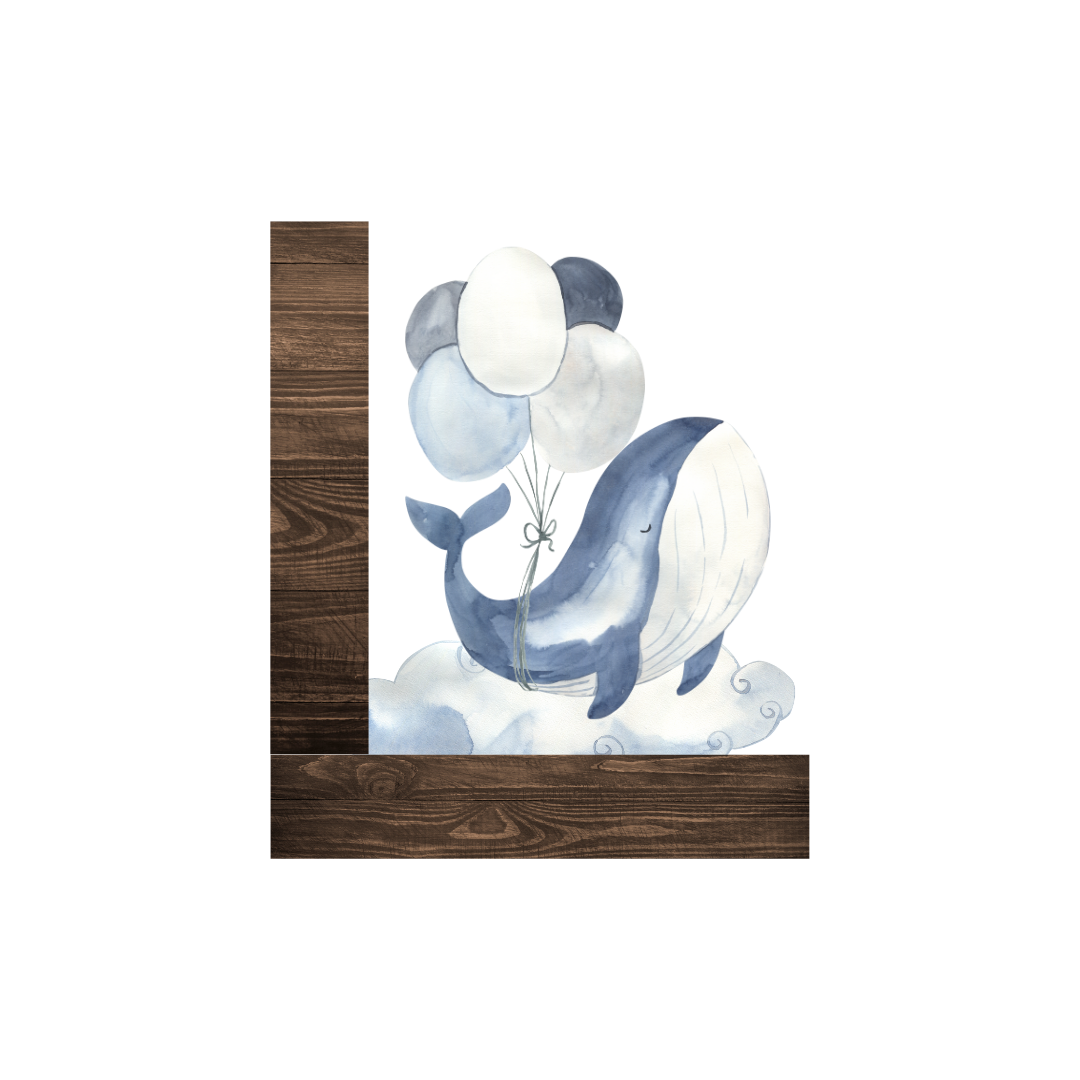 Under the Sea Dark Wood Bookend